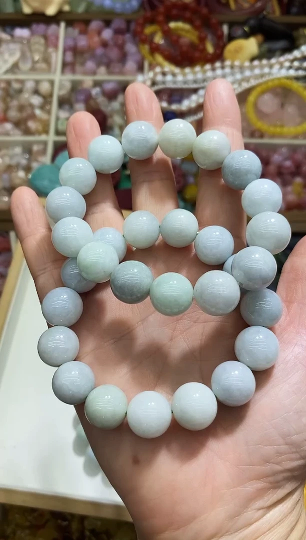 未镶嵌玛瑙/玉髓珠宝半成品翡翠手串