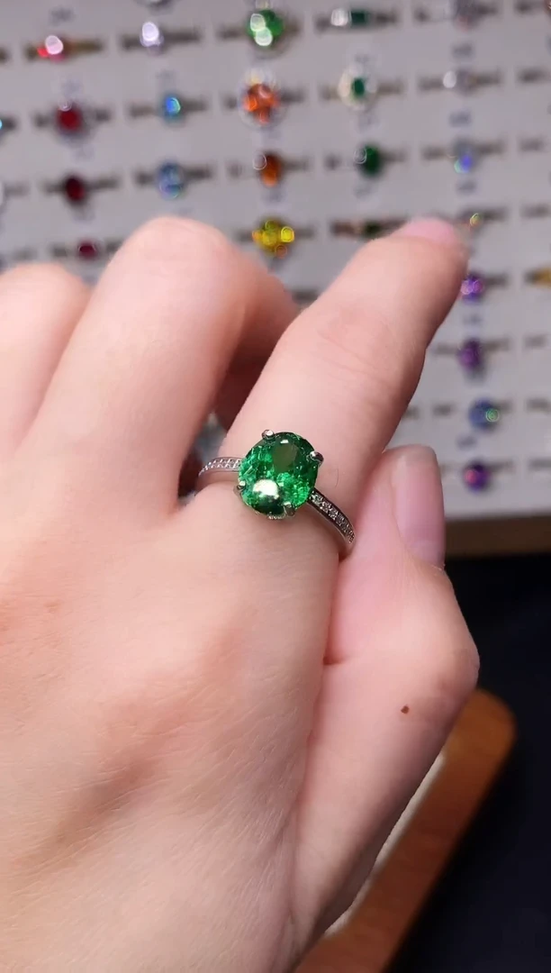 5克拉碧玺（处理）欧美风戒指