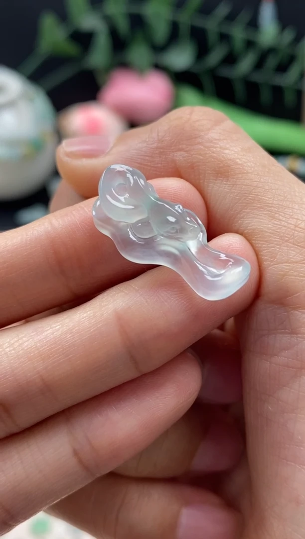 【闪购商品】翡翠颈饰未镶嵌翡翠冰胶小蛇