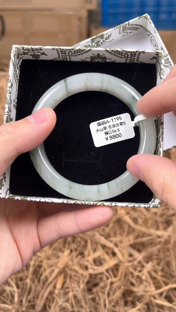 未镶嵌手镯石英质玉编码A1195