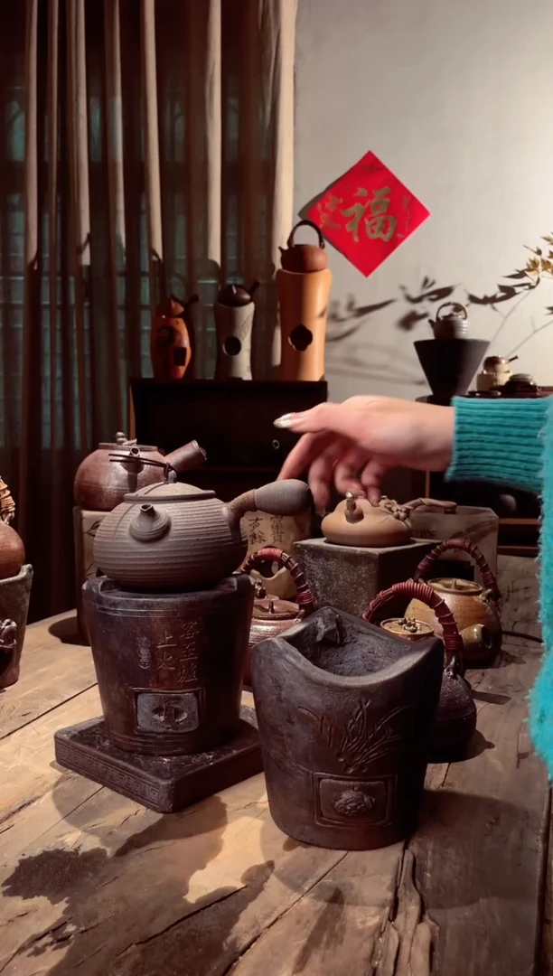 【闪购商品】壶 天窑熏烧非遗工艺兰花山峰炉