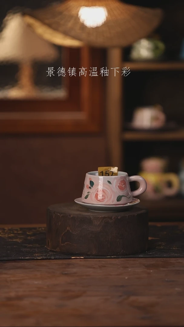 陶瓷景德镇高温釉下手绘陶瓷157