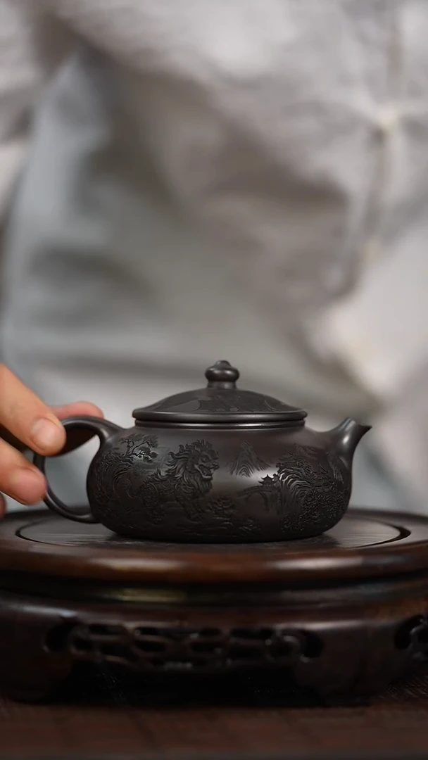 茶杯紫砂宜兴知衍传器原矿全手40