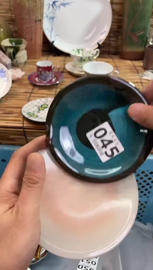 又*蓝默认微瑕，全场28包邮，陶瓷茶具瓷器