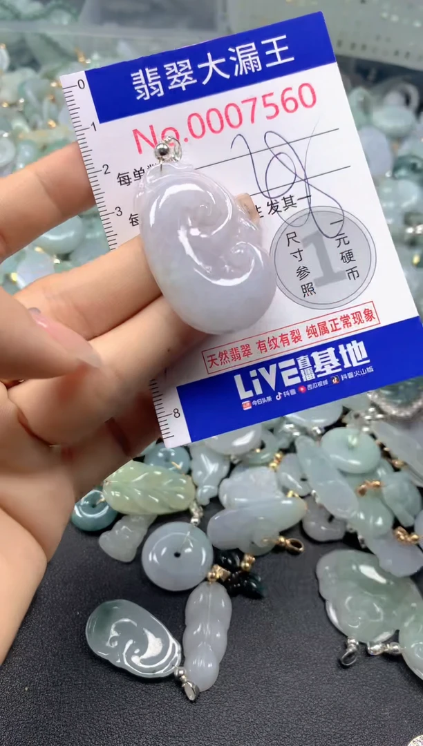 颈饰未镶嵌翡翠7560