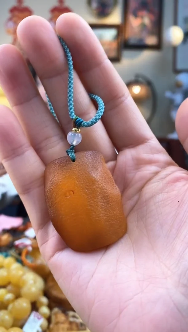 【闪购商品】琥珀颈饰未镶嵌吊坠