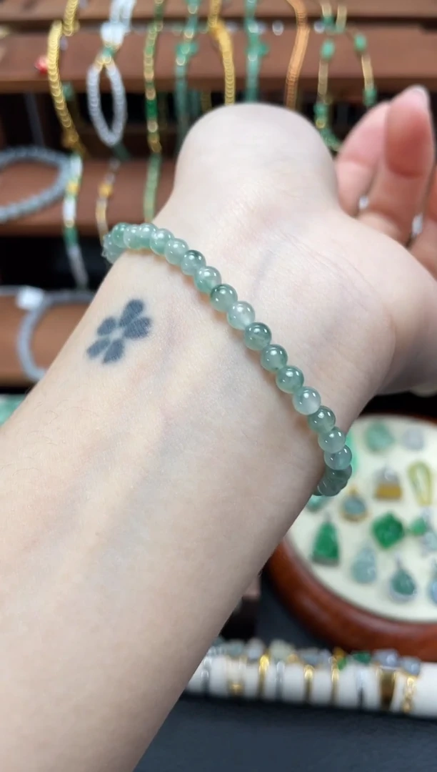 【闪购商品】翡翠套链未镶嵌一个  JK537