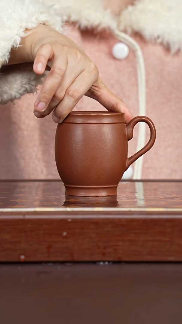 茶壶紫砂全底槽青马克杯