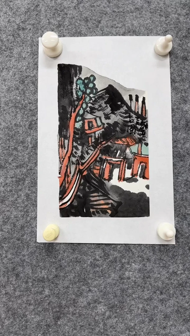 国画ST-JZP老师绘画作品