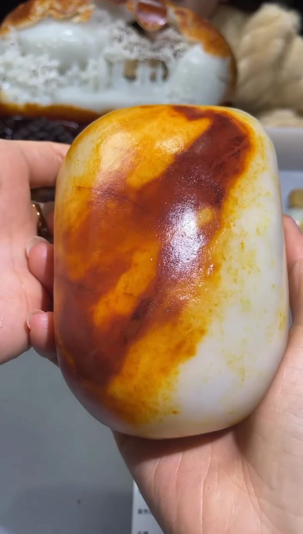 未镶嵌和田玉摆件永**好和田玉