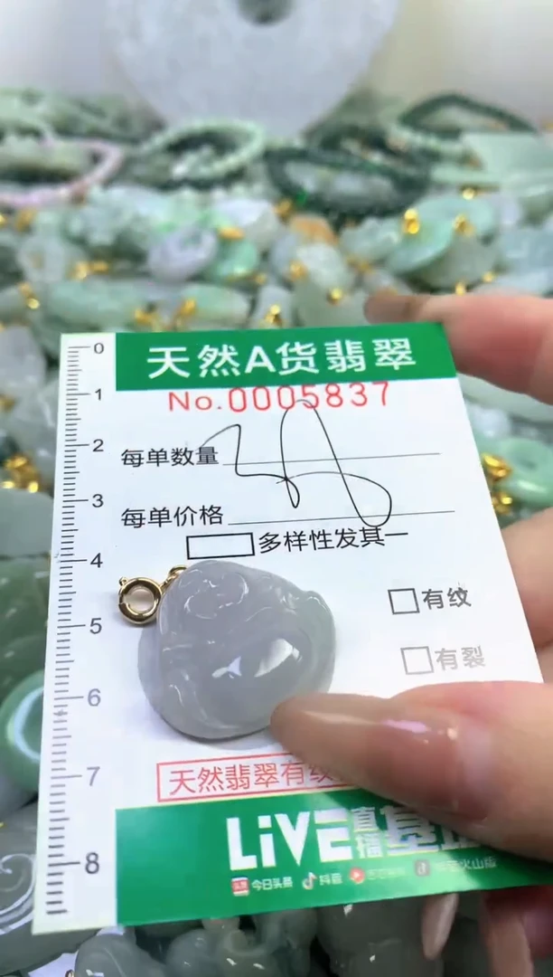 颈饰未镶嵌翡翠天然A货翡翠