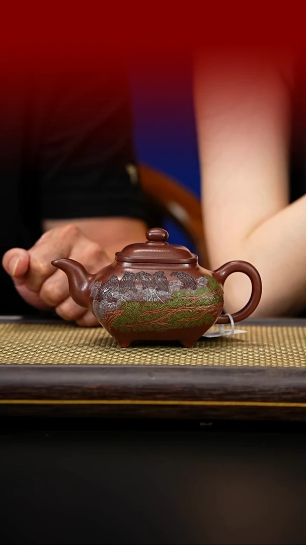 茶壶紫砂紫古斋紫砂100