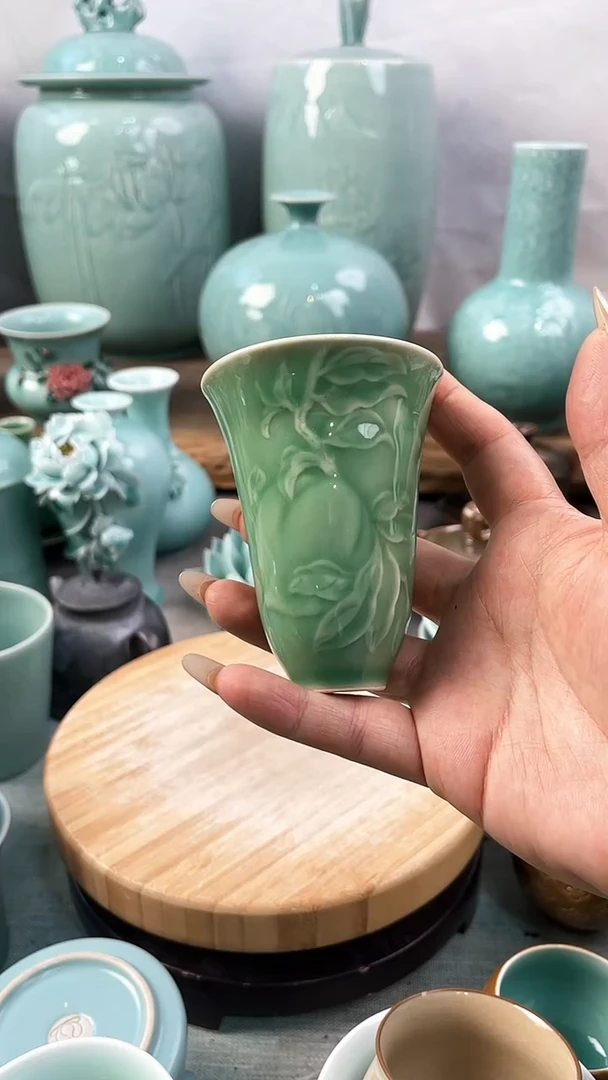 【闪购商品】特价 微瑕 慧仙青瓷