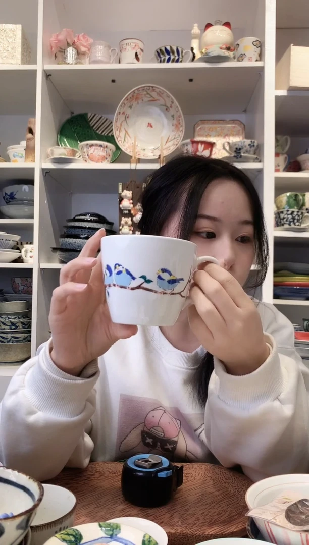 陶瓷【微瑕】九谷马克杯