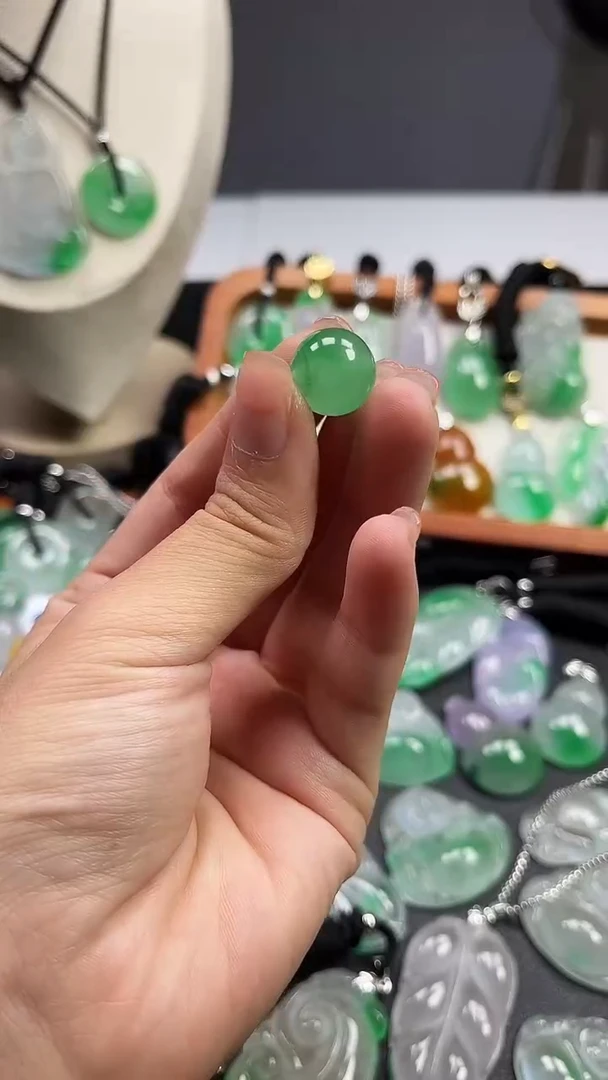 颈饰未镶嵌翡翠  所见即所得 一图一物