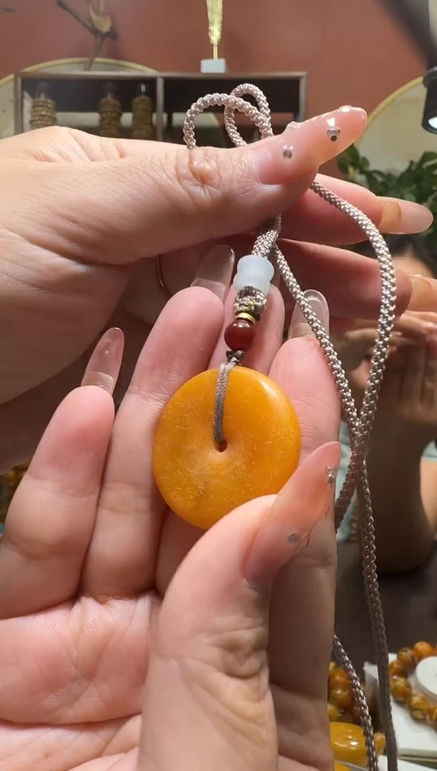 蜜蜡颈饰未镶嵌永****远0788天然蜜蜡珠宝奇石全都保真