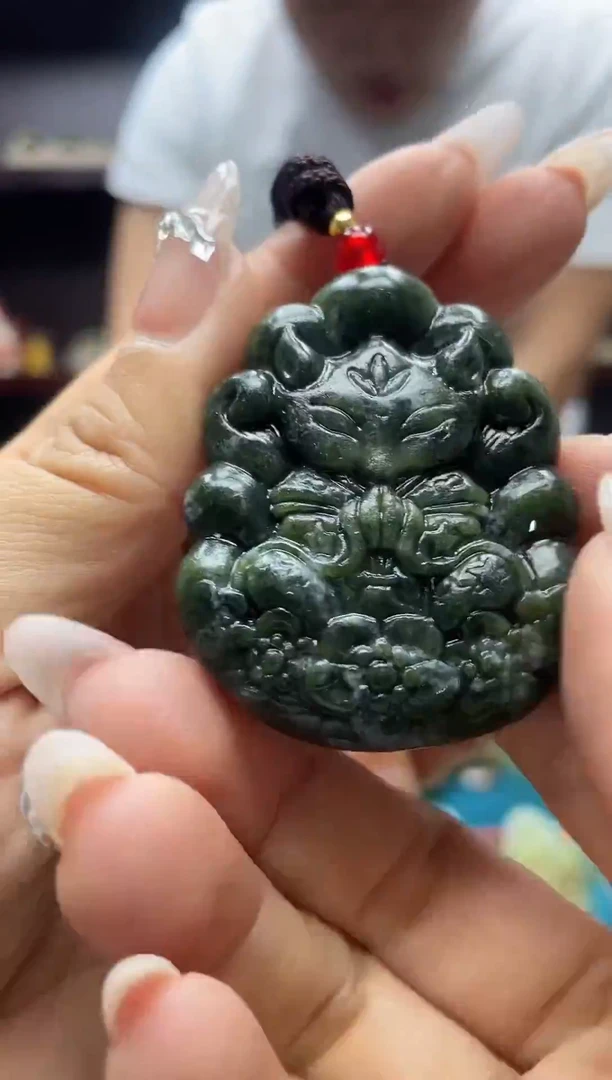 未镶嵌岫玉吊坠多样性发*货拍一发一