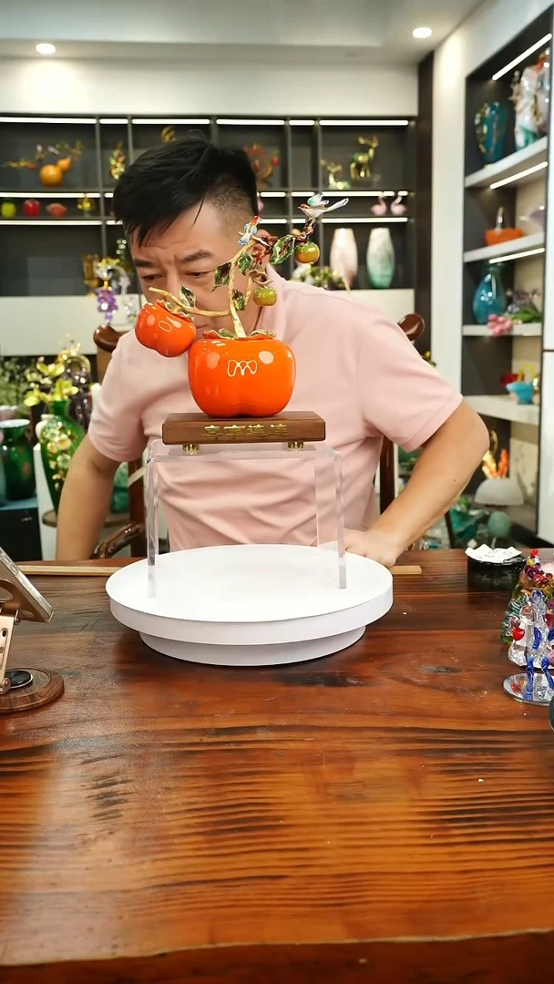 琉璃手工艺品外贸尾货花瓶358