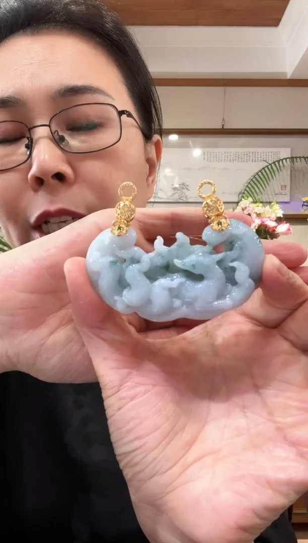 【闪购商品】翡翠颈饰未镶嵌国风