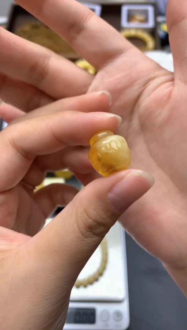 【闪购商品】琥珀珠宝奇石未镶嵌006琥珀蜜蜡 花粉