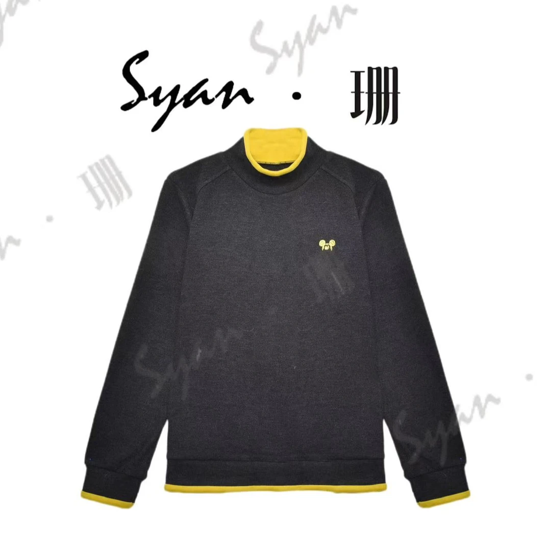 Syan【暖绒绒】2025秋季新款百搭小众高级轻奢设计款针织卫衣