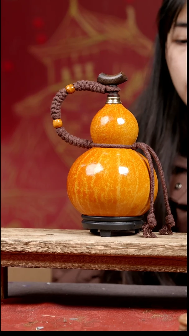 967号纯手工制作天然大漆真葫芦