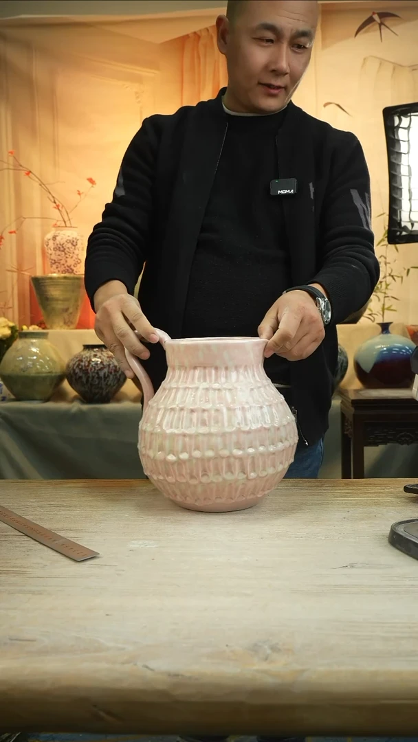 高25口14高温陶瓷花瓶