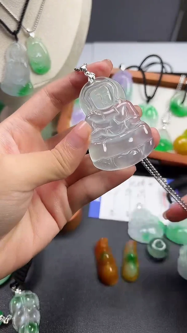 颈饰未镶嵌翡翠  所见即所得 一图一物