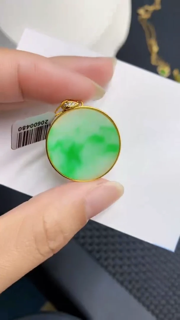 【闪购商品】翡翠颈饰银S925镶嵌            8