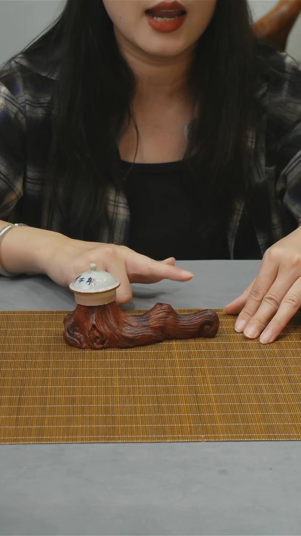 老挝红酸枝树桩盖置