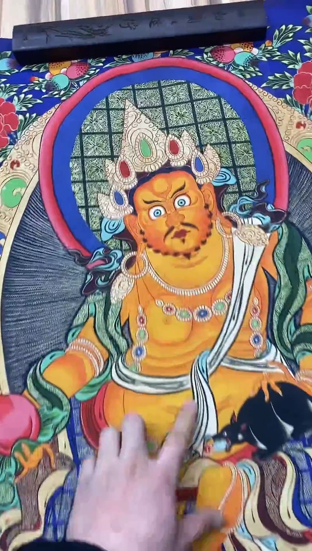 卷轴画卷轴画精品挂饰 唐卡tk16056