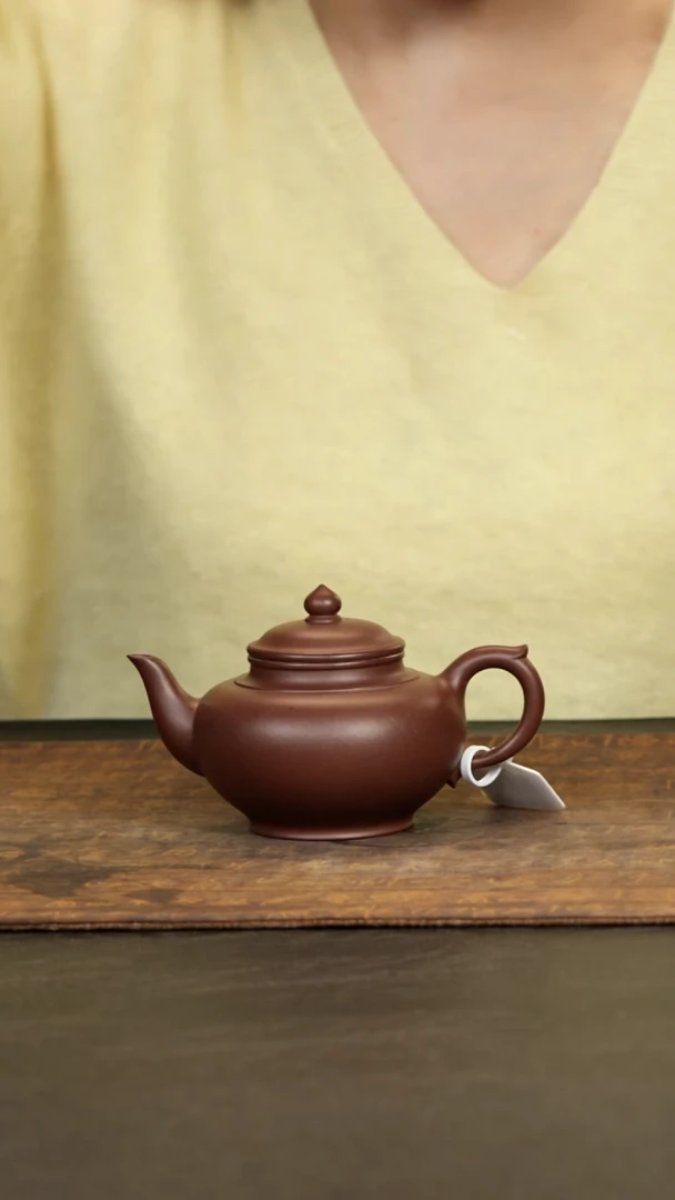 茶壶紫砂笑樱老紫泥180cc