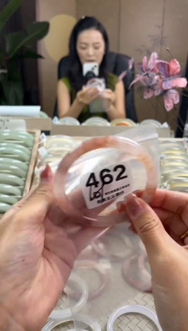 未镶嵌手镯石英质玉桃花酿默认微抠462