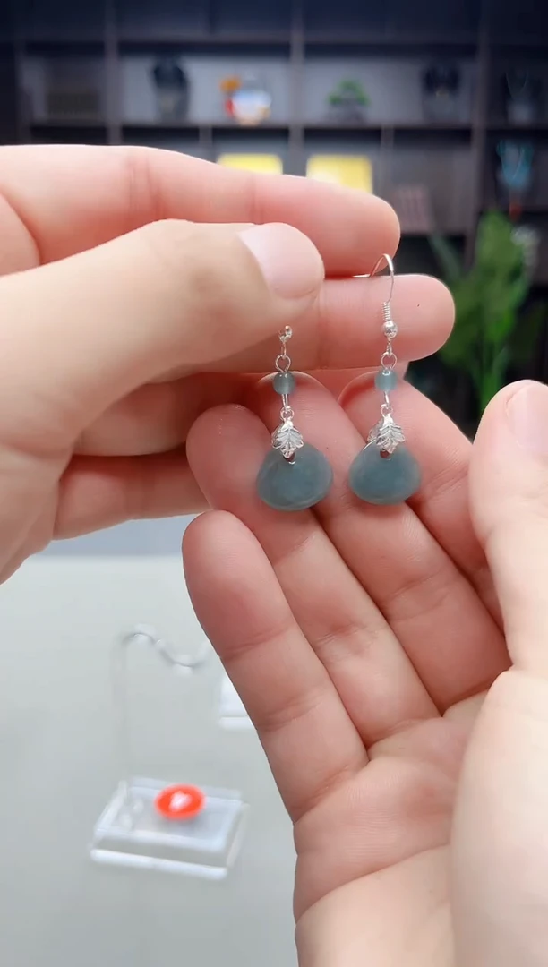 未镶嵌翡翠耳饰A9