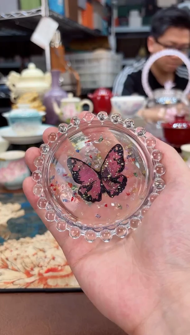 摩吉先生专属闪拍链接 蝴蝶杯垫