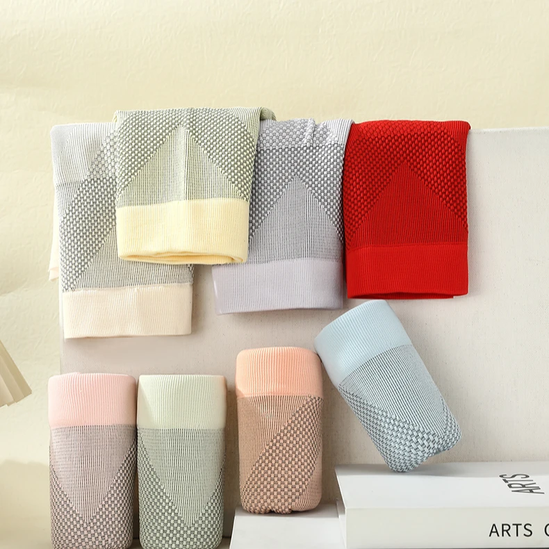 8条装V绷带7A抑菌除螨净化紫外线光变桑蚕丝底档高腰收腹内裤WY