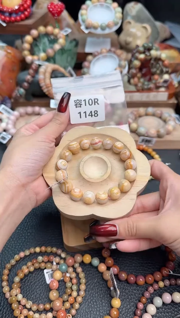 【闪购商品】石英质玉手链未镶嵌10R1148