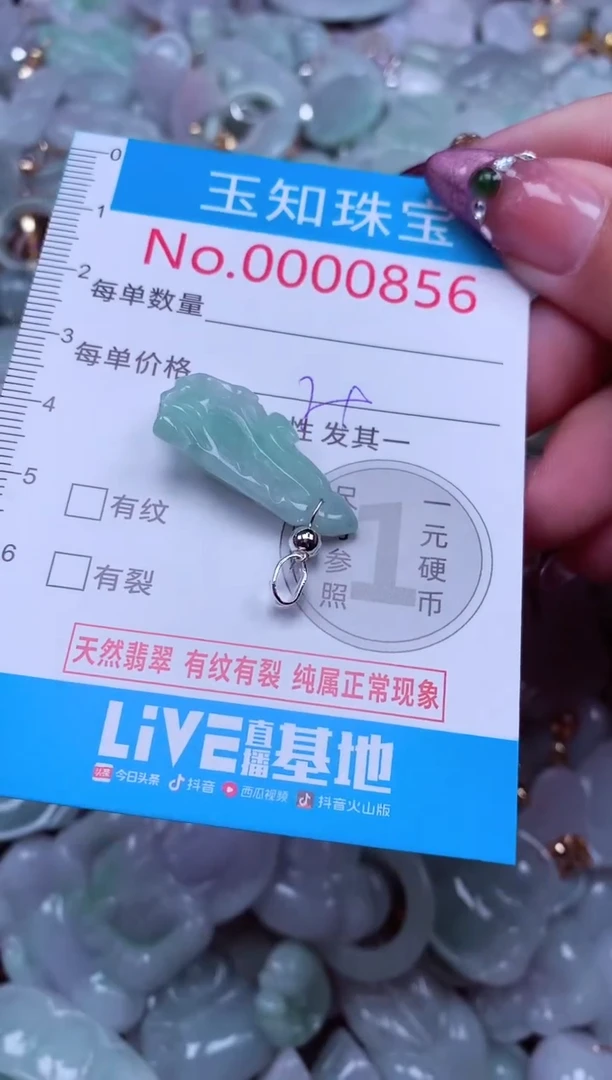 吊坠(不含链)未镶嵌翡翠856