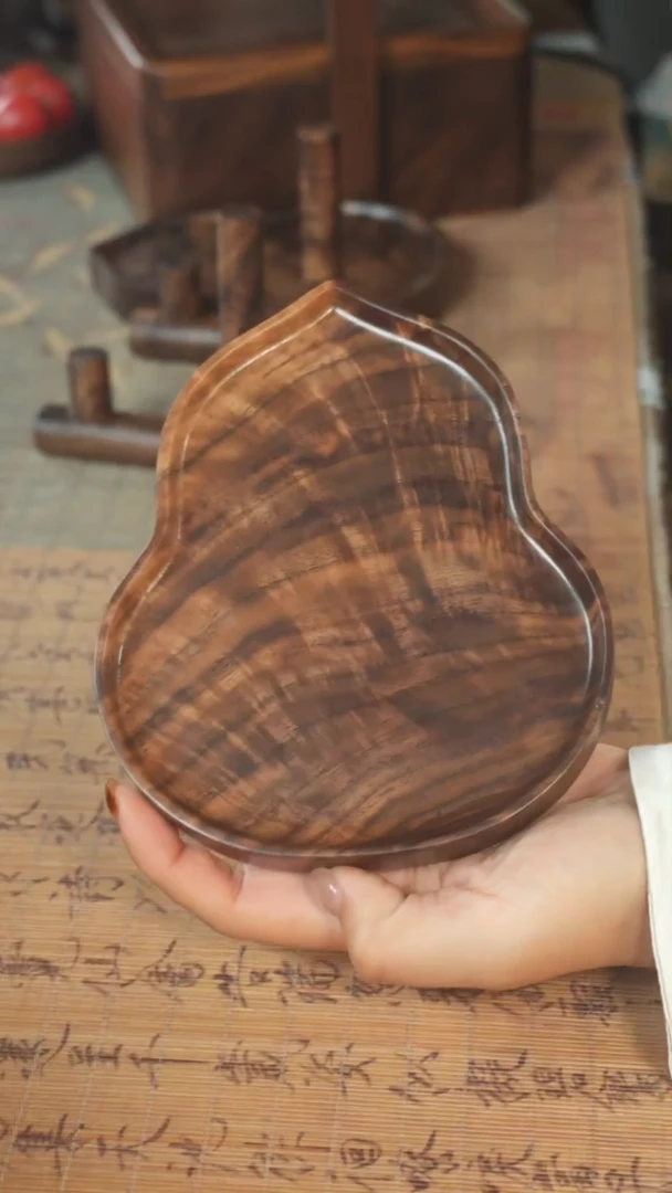 北美黑胡桃木茶盘768