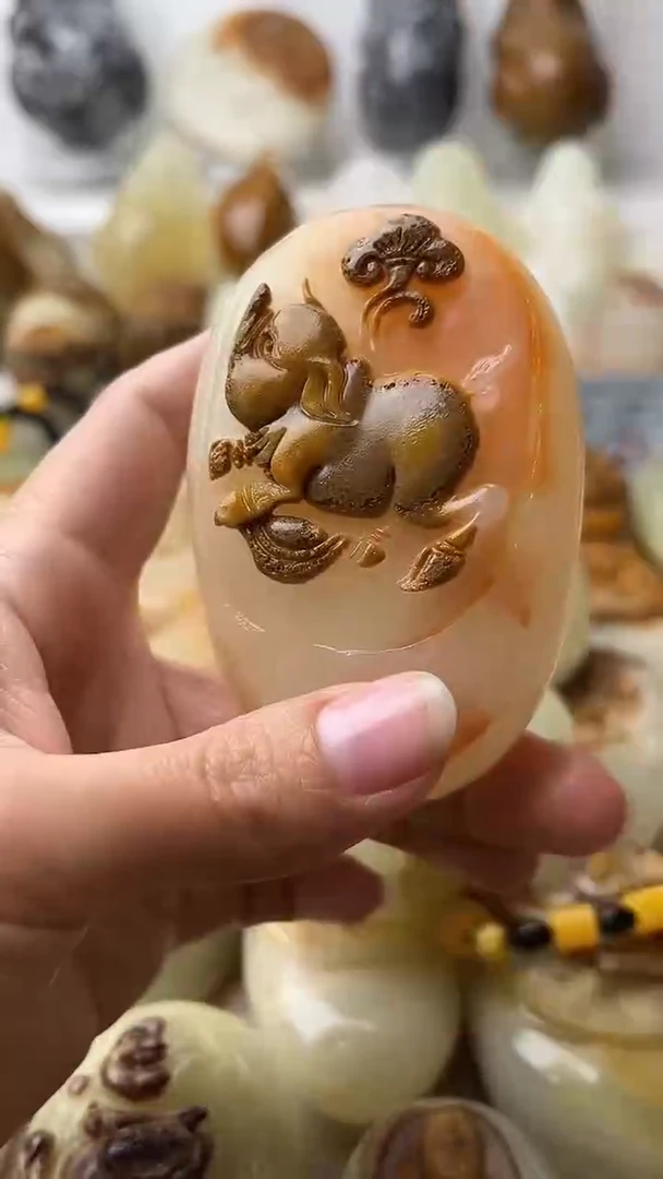 石材古青石棉纹正常不退换猪微瑕