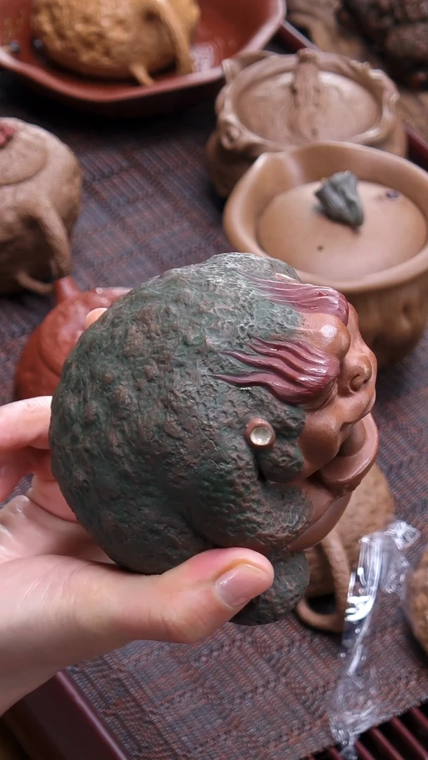 【闪购商品】紫砂茶宠子夜《送宝金蟾》