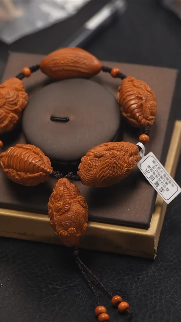 【闪购商品】橄榄核手串/手链鱼子精品核雕