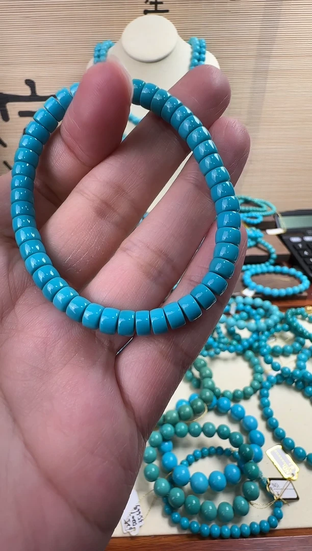 【闪购商品】绿松石手串未镶嵌10.31g5-6mm