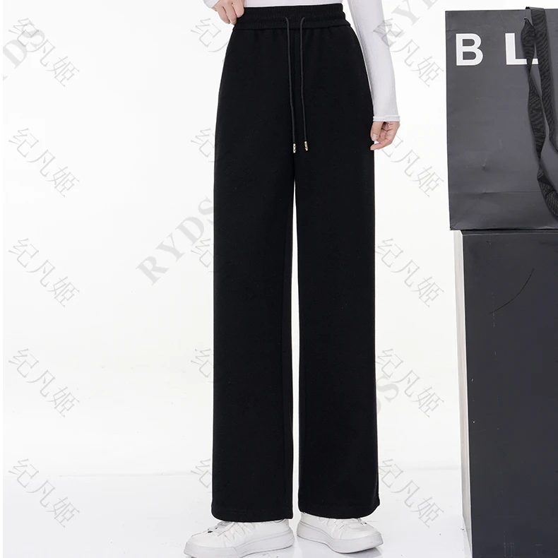 纪凡姬花/7336-【新款必备人手一条】莫兰蒂升级百搭显瘦休闲阔腿裤