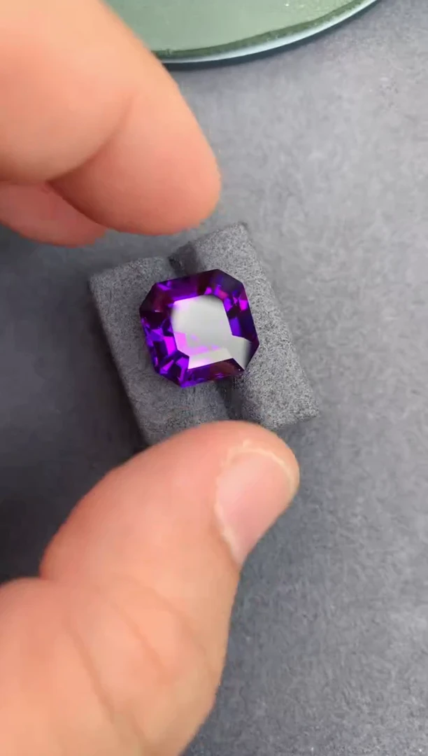 未镶嵌珠宝半成品紫晶12ct 紫水晶