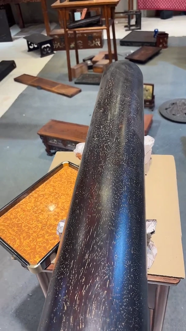 木木雕款郝*斐紫檀素面横财88的的的