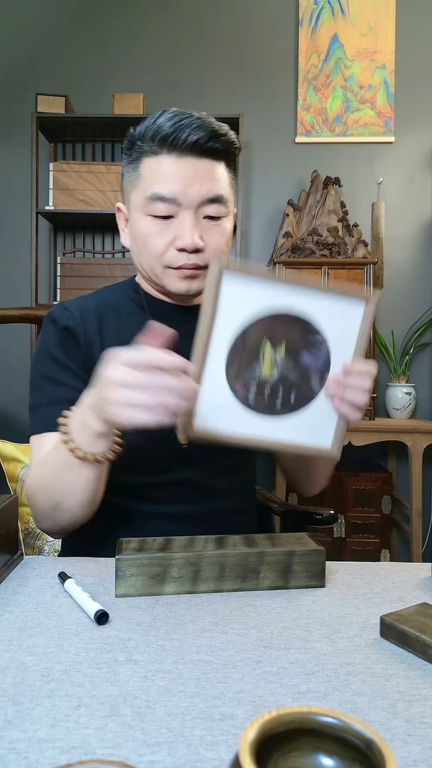 金丝楠小叶桢楠纯手绘字画