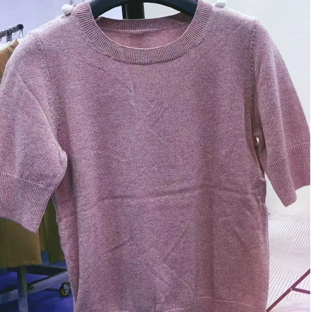【34-4-1】套头百搭短袖针织毛衫T恤18637 7056 22468 18335 18626