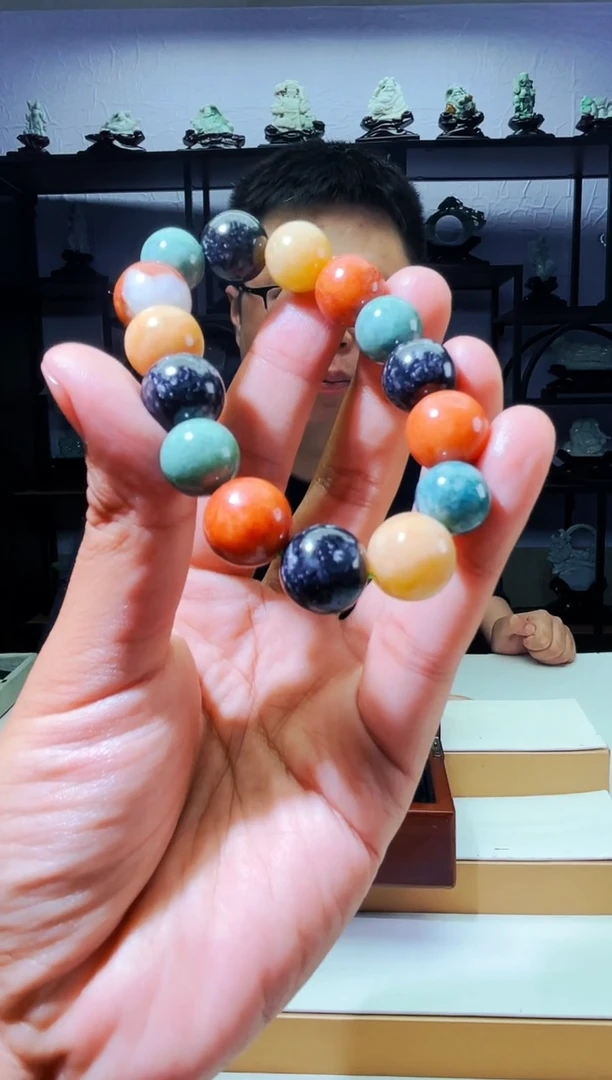 【闪购商品】翡翠颈饰未镶嵌01310114多样性发其一