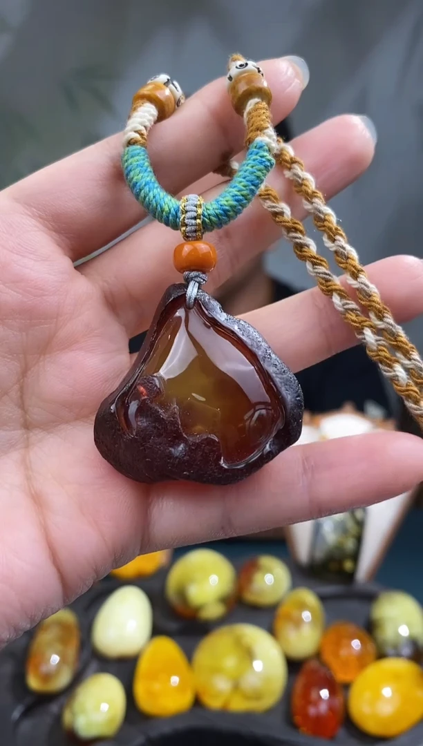 裸石琥珀未镶嵌基地发货 一物一证 顺丰包邮